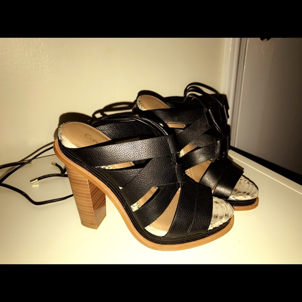 Calvin Klein sandals worn once!